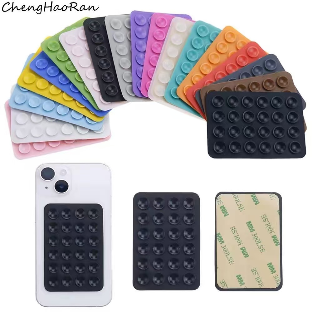 Phone Cases Iphone - Multifunktionaler Silikon-Saugnapf-Handyhalter, quadratische, rutschfeste, einseitige Handyhülle