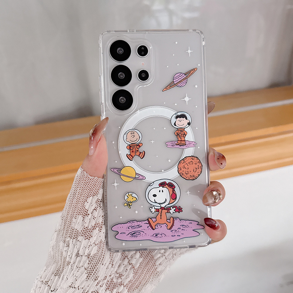 Phone Cases Magsafe - Niedliche Cartoon Snoopy Charlie Brown magnetische