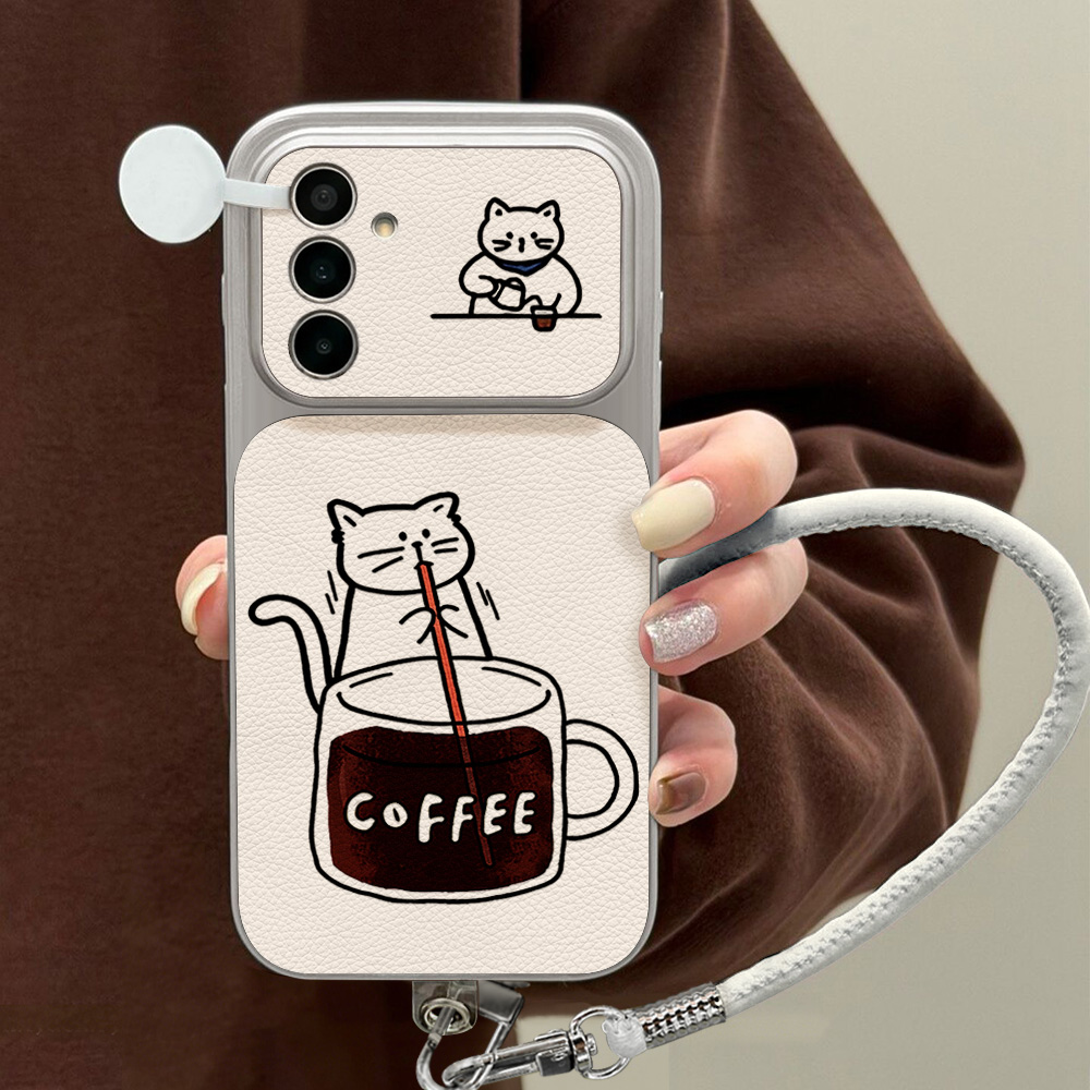 Kaffee-Süße-Katzen-Handyhülle  – Phone Cases Galaxy S25 Bewertung und Preis