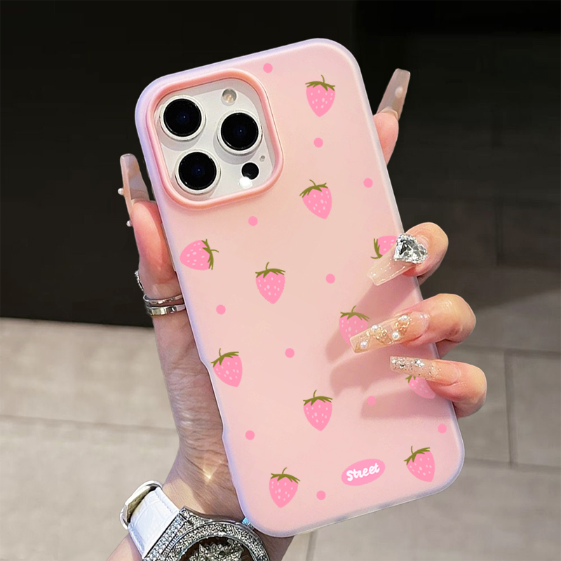 Süße rosa Erdbeer-Muster Handy – Phone Cases Xs Iphone Bewertung und Preis